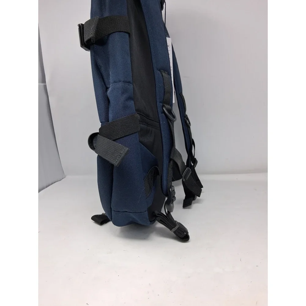 Eastpak Navy Blue Slim Compression Strap Backpack Built to Resist NWT